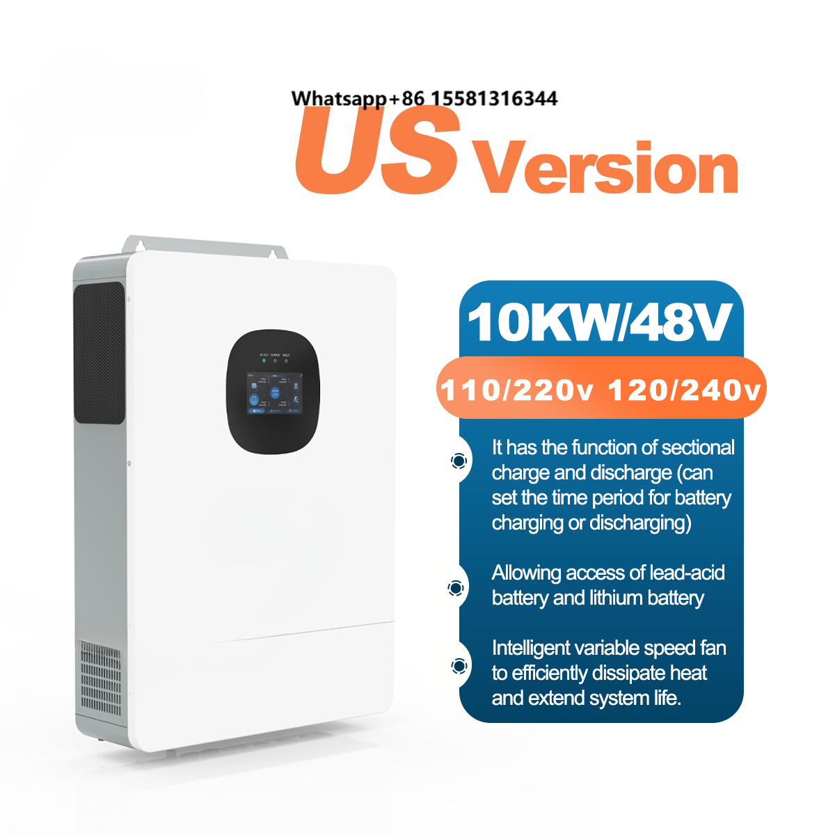 UNC 10kW 10kVA 110V/220V 51.2V - Split Phase Inverter 10Kw 110V 220V 리뷰 및 가격