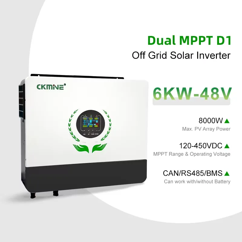 인기 상품! 도매 판매 중인 듀얼 MPPT 태양광 인버 - Off Grid Solar Inverter 48V 6000W 리뷰 및 가격