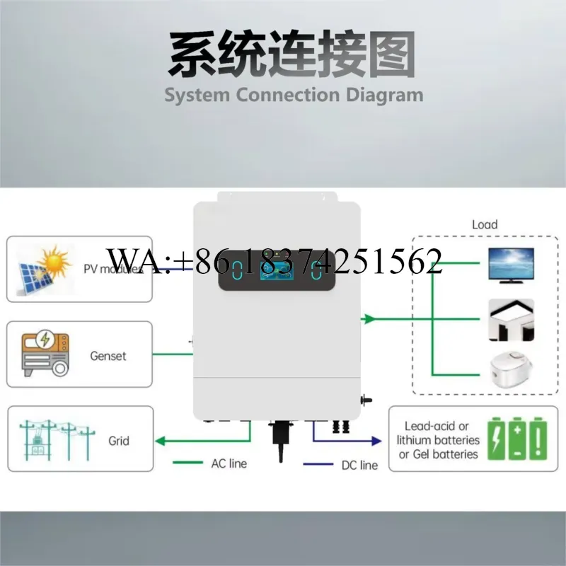 Wmwmnu, 6kW, 8kW, 10kW, 11kW 하 - Split Phase Inverter 10Kw 110V 220V 리뷰 및 가격